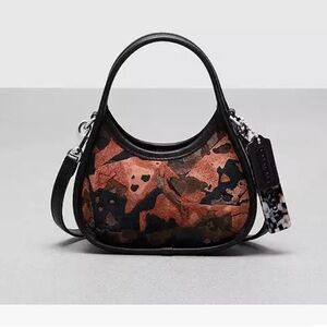 NWT! Coachtopia Mini Ergo Bag in Upcrushed Upcrafted Leather! Terracotta/ Maple!